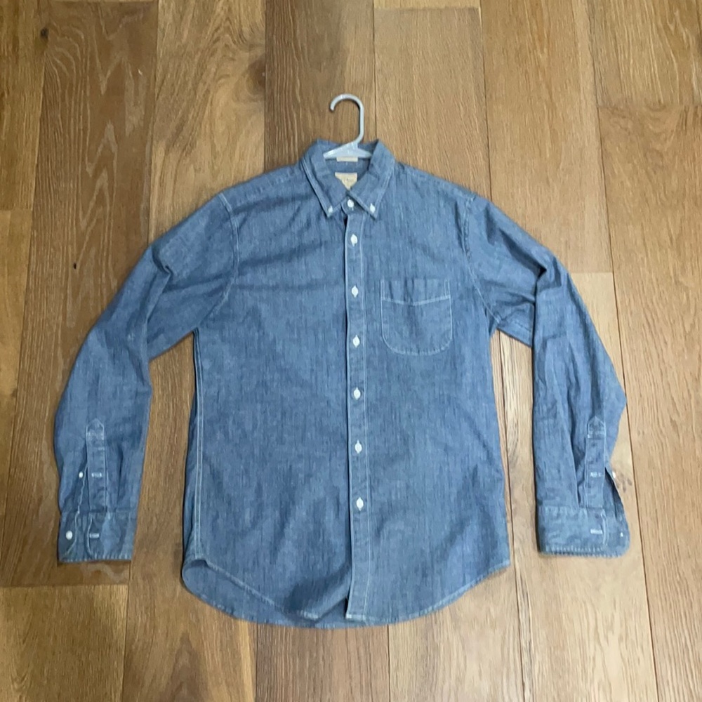J.Crew Denim Classic Fit Button-Up Shirt